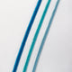 アクアブルー・コード400TC／デュベカバー | Beaumont & Brown | 3種類の青を並べた美しい刺繍を、それぞれデュべカバーとピローケースにポイントで施したコレクション